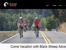 Tablet Screenshot of blacksheepadventures.com